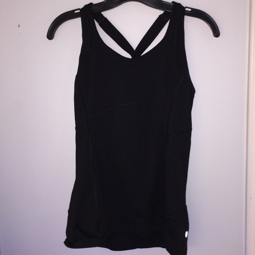 LULULEMON TOP SPEED TANK -BLACK-